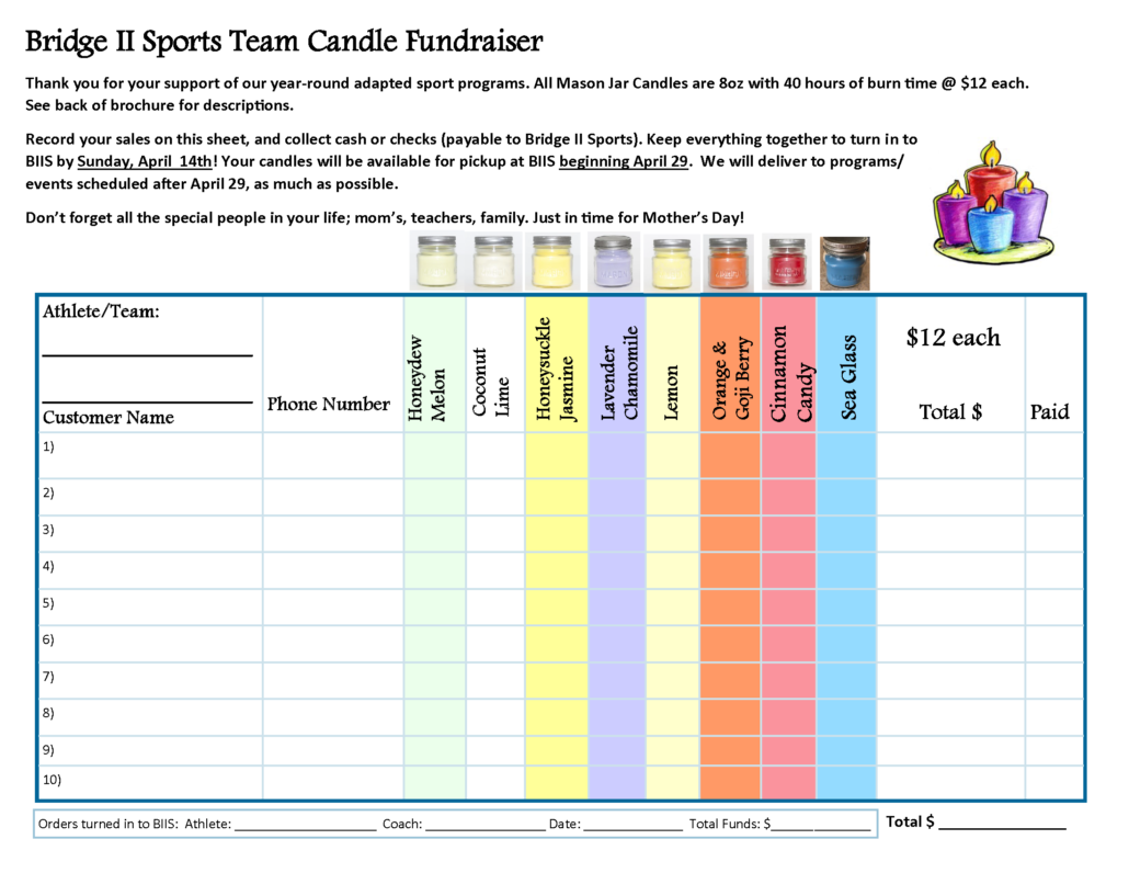 candle fundraiser